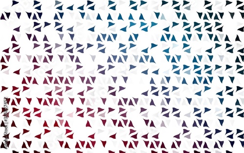 Light Blue  Red vector pattern in polygonal style.