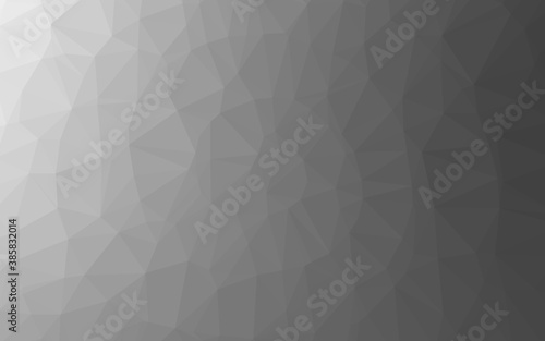 Fototapeta Naklejka Na Ścianę i Meble -  Light Silver, Gray vector polygonal pattern.