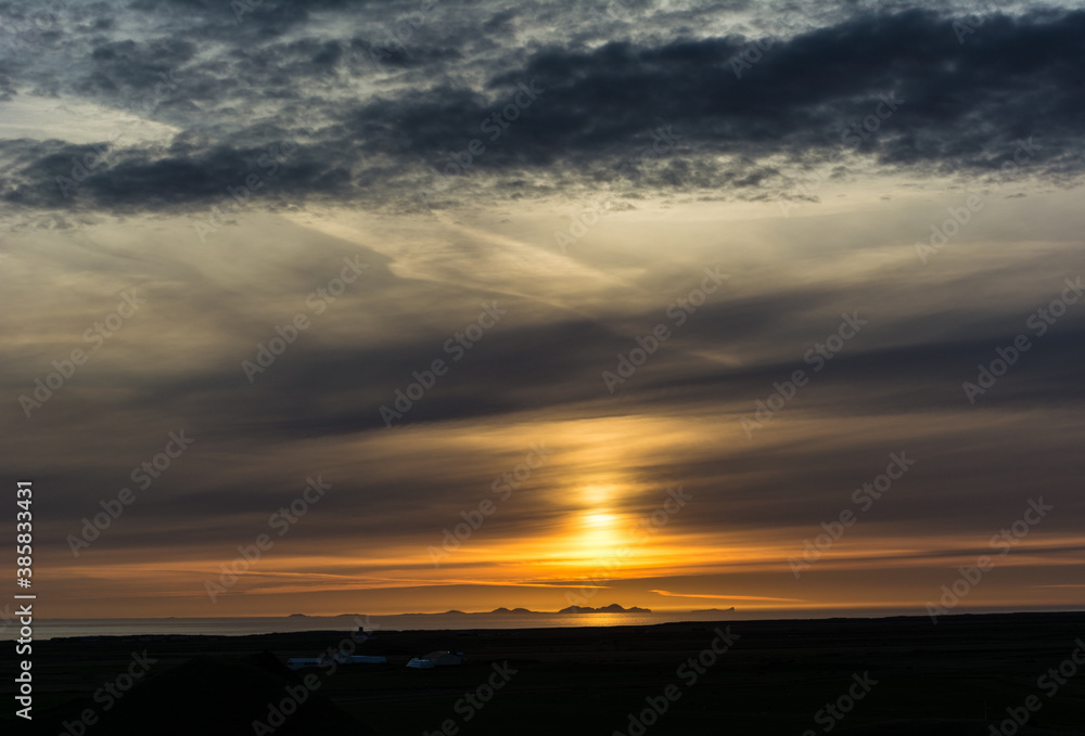 Sunset in Iceland Sunset in Iceland