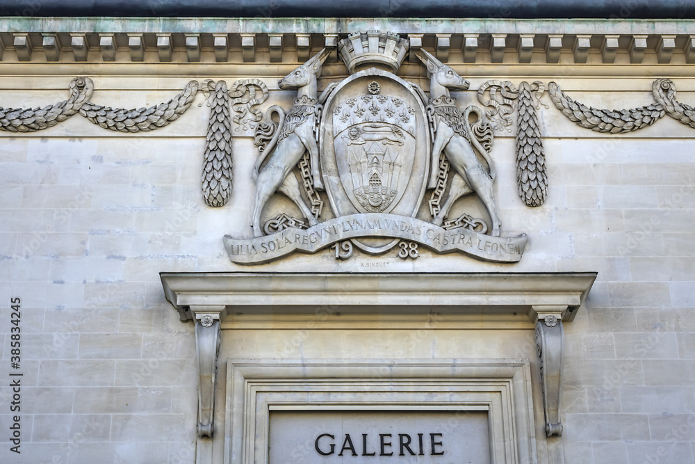 Bordeaux Gallery of Fine Arts (Musee des Beaux-Arts) built in 1881.Museum displays works by some of Europe's greatest painters as well as Bordeaux artists. Bordeaux, France. April 14, 2019. Bordeaux Gallery of Fine Arts (Musee des Beaux-Arts) built in 1881.Museum displays works by some of Europe's greatest painters as well as Bordeaux artists. Bordeaux, France. April 14, 2019.