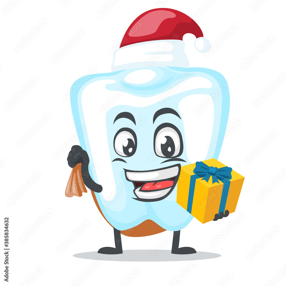 vector illustration of character or dental mascot vector illustration of character or dental mascot