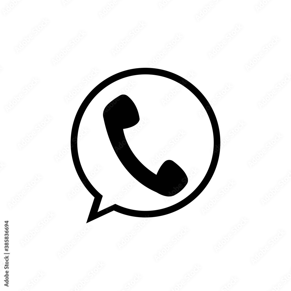telephone logo icon vector telephone logo icon vector