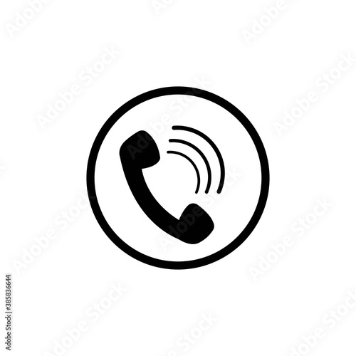 telephone logo icon vector