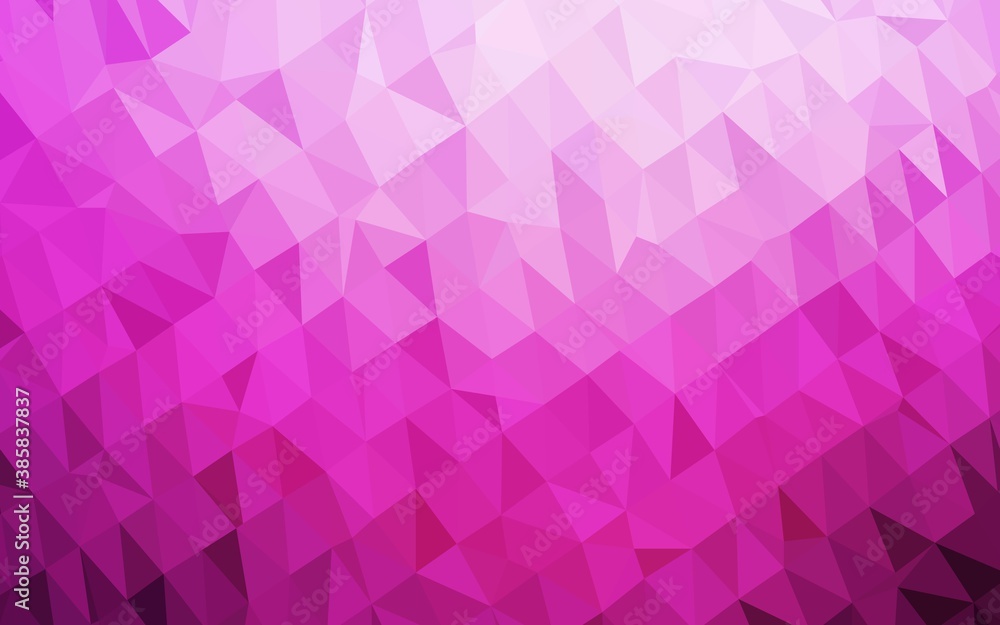 Light Pink vector shining triangular background. Light Pink vector shining triangular background.