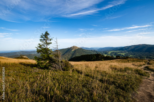 Fototapeta Naklejka Na Ścianę i Meble -  view from the Bieszczady peaks