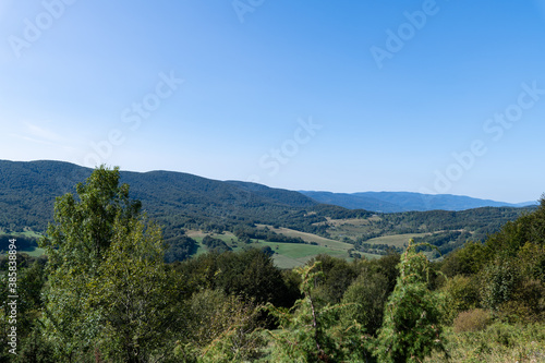 view from the Bieszczady peaks