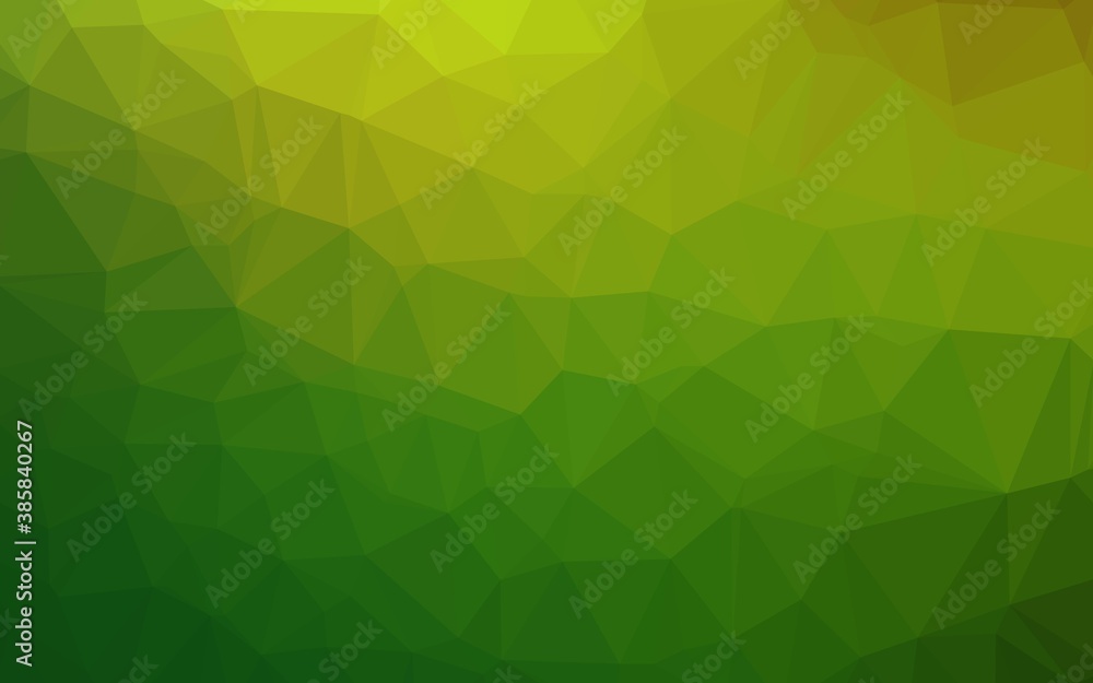 Light Green vector triangle mosaic texture. Light Green vector triangle mosaic texture.