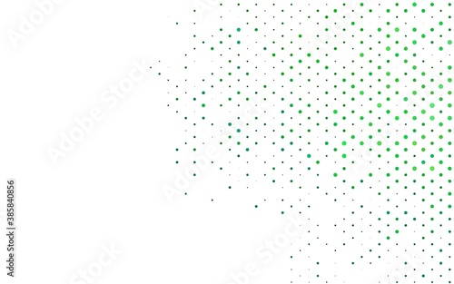 Light Blue, Green vector pattern with spheres.