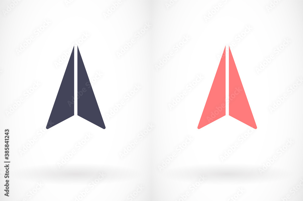 Fototapeta premium airplane vector icon. lorem ipsum Flat Design JPG