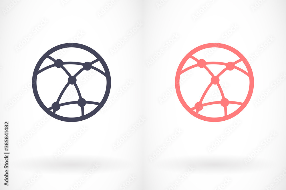 network vector icon. lorem ipsum Flat Design JPG network vector icon. lorem ipsum Flat Design JPG