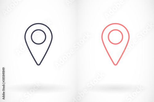 Foto Map localization icon. lorem ipsum Flat Design JPG
