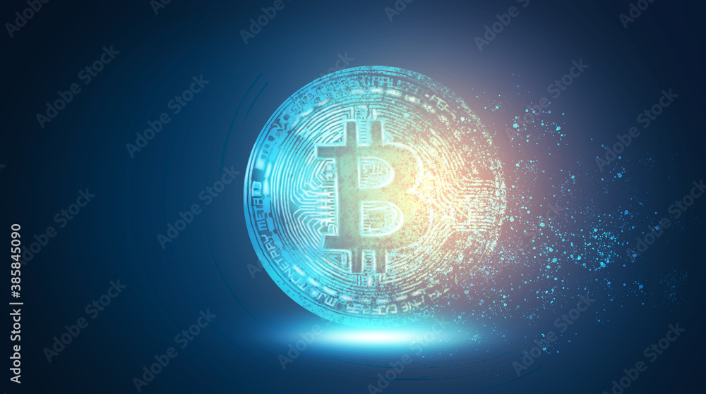 abstract bitcoin chart. 3d illustration. abstract bitcoin chart. 3d illustration.