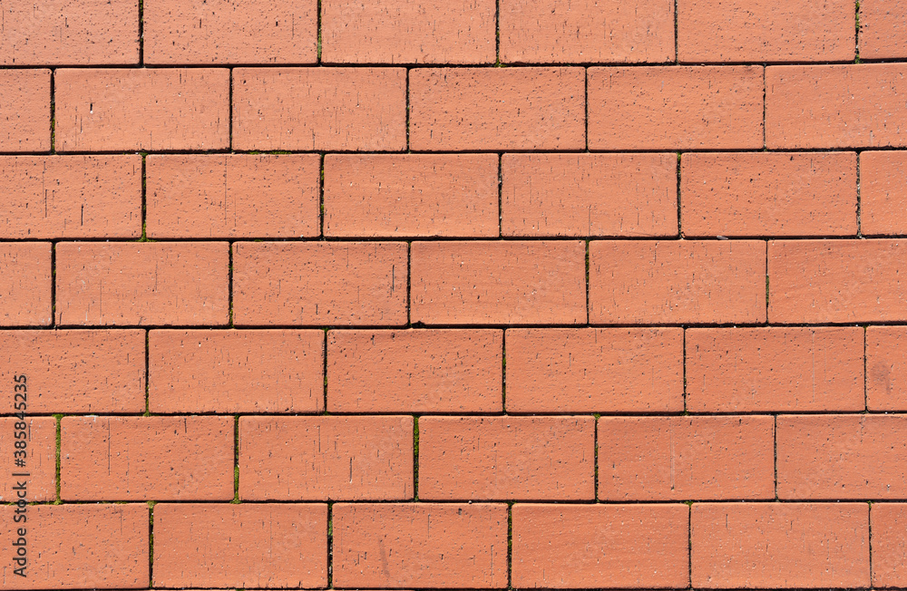 Texture of red-orange paving tiles. Texture of red-orange paving tiles.