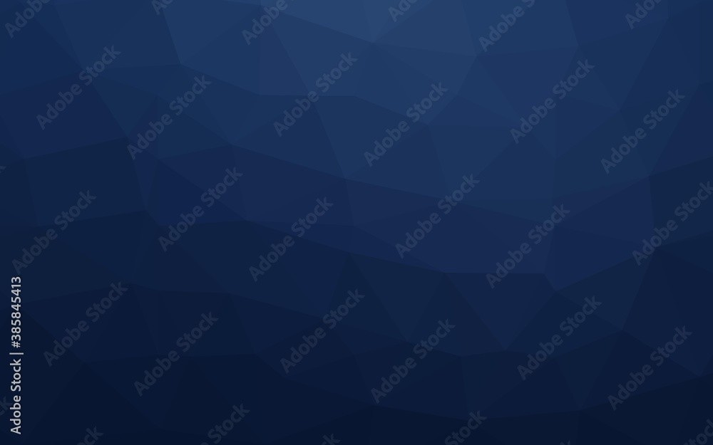 Dark BLUE vector shining triangular template. Dark BLUE vector shining triangular template.