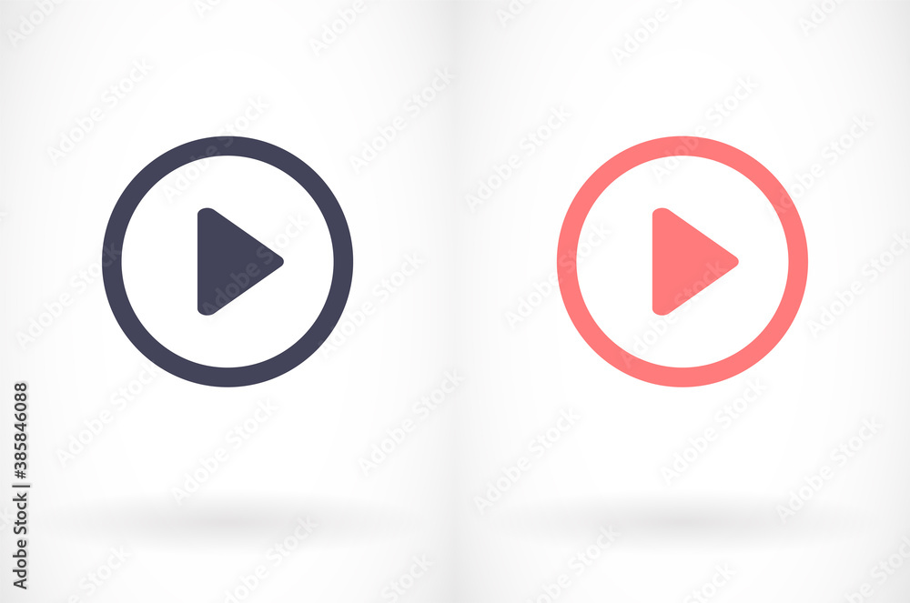 Play Video vector icon. lorem ipsum Flat Design JPG Play Video vector icon. lorem ipsum Flat Design JPG