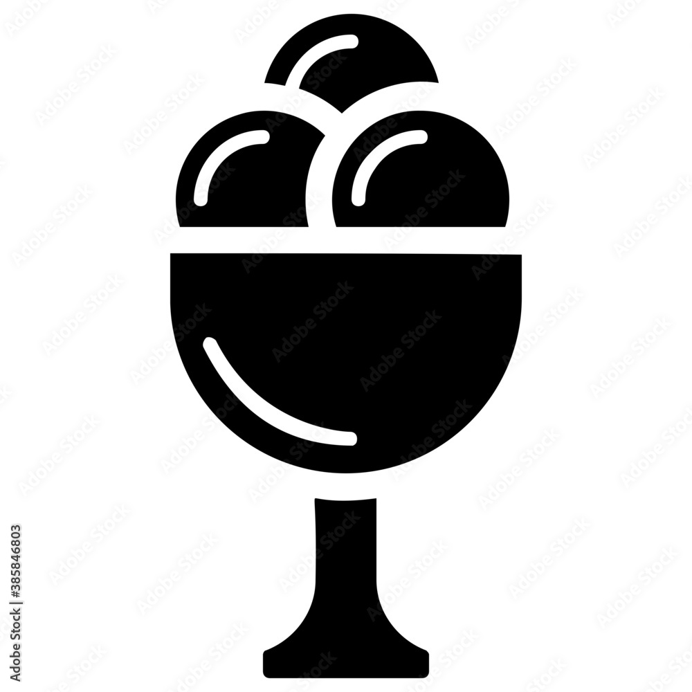 Frozen food item three ice cream scoops
Frozen food item three ice cream scoops