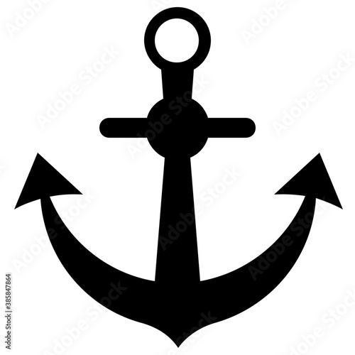 
Icon of a boat equipment depicting anchor
