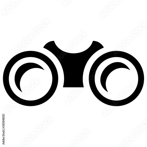 
A side view of field glass, binocular 
