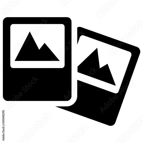 
Picture album with mountain image 
