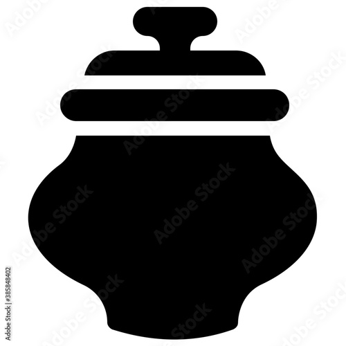 
Vase made of mud and ceramic known as ceramic vessel
