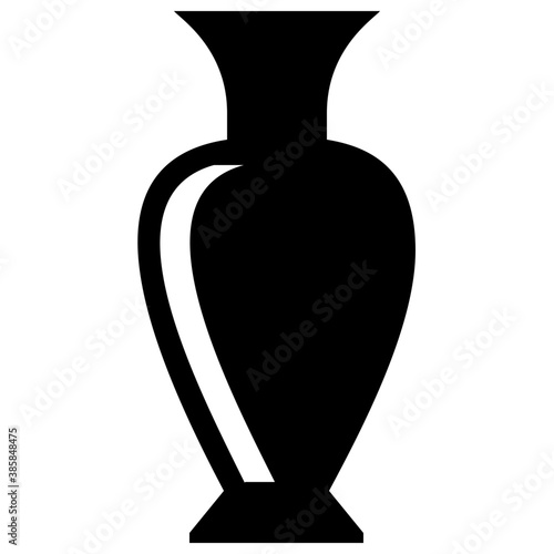 
Vase made of mud and ceramic known as ceramic vessel
