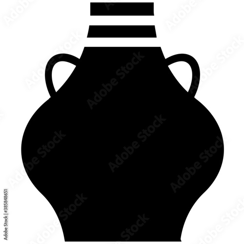
Vase made of mud and ceramic known as ceramic vessel
