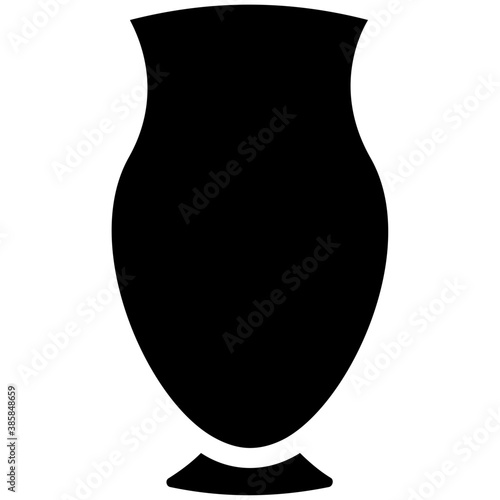 
Vase made of mud and ceramic known as ceramic vessel
