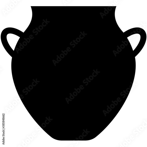 
Vase made of mud and ceramic known as ceramic vessel
