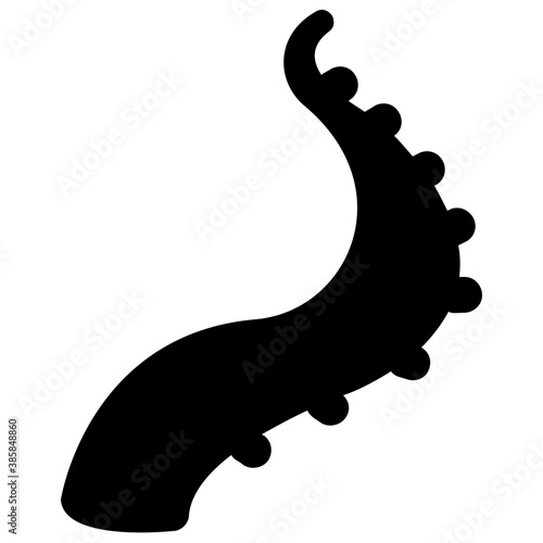 
Edible shrimp is seafood, shrimp icon 
