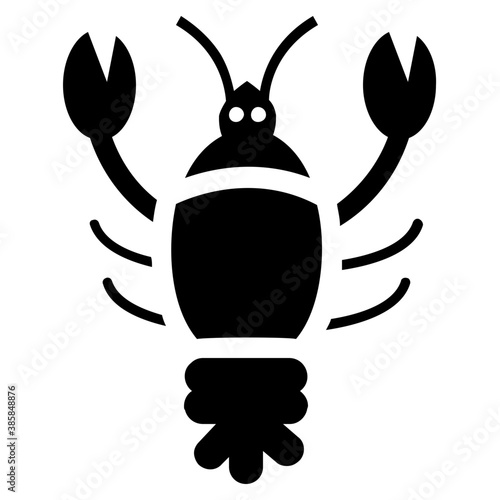 
Edible crab mostly used in restaurants known as lobster 
