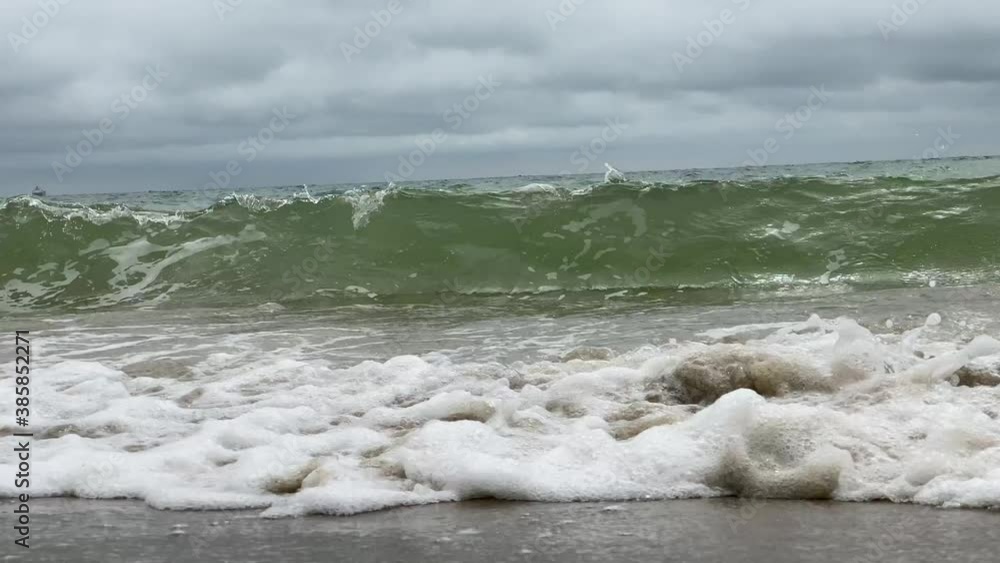 storm at sea view from the shore storm at sea view from the shore