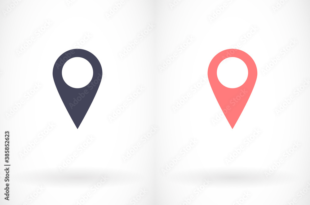 Location icon vector. Pin sign Isolated on white background. Navigation map, gps, direction, place, icon vector compass, contact, search concept.icon vector Flat style design, logo, icon vector Web Location icon vector. Pin sign Isolated on white background. Navigation map, gps, direction, place, icon vector compass, contact, search concept.icon vector Flat style design, logo, icon vector Web