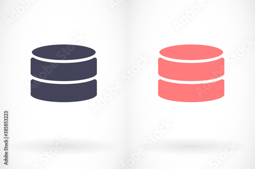 Flat long fabric icons vector computer image vector icons of server icons, vector illustration cloud server icons vector