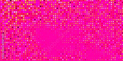 Light Multicolor vector background with spots.