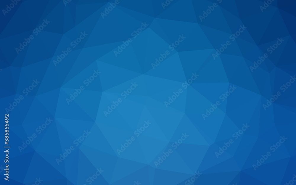 Obraz premium Light BLUE vector abstract mosaic background.
