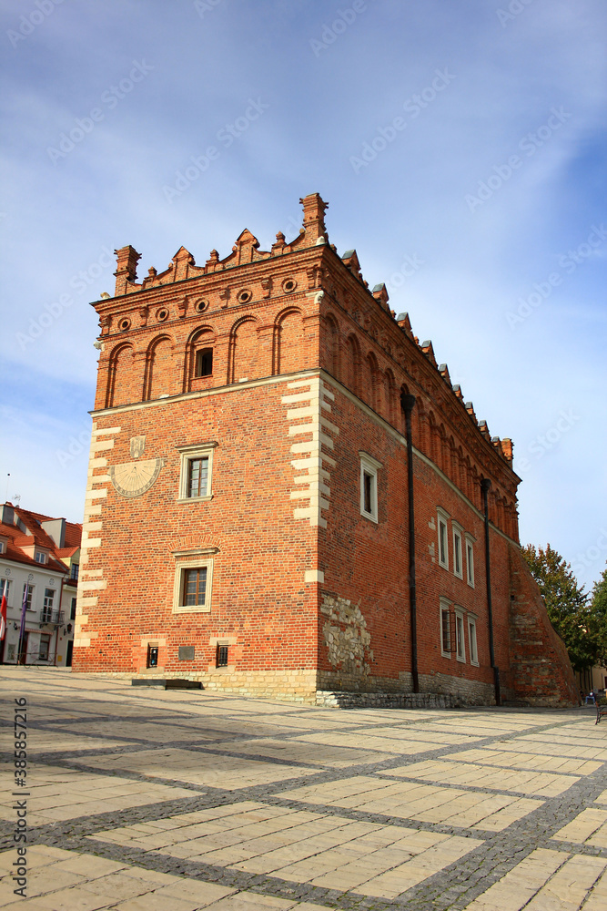 Sandomierz. Old Town with the Town Hall