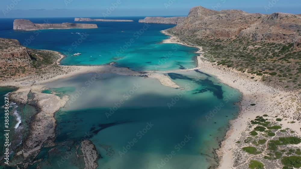 Balos Lagoon auf Kreta aus der Luft | Balos Lagoon mit der Drohne gefilmt Balos Lagoon auf Kreta aus der Luft | Balos Lagoon mit der Drohne gefilmt