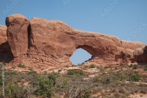 Arches rock formations in Utah