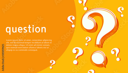 Abstract background question mark