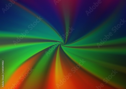 Dark Multicolor  Rainbow vector abstract template.