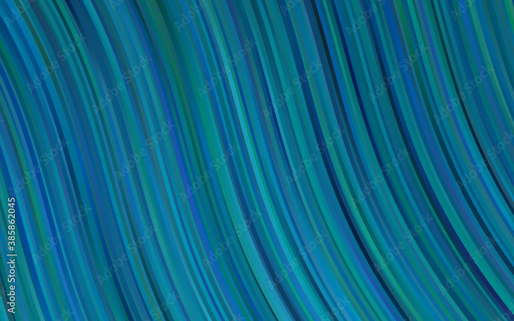 Light BLUE vector backdrop with bent lines. Light BLUE vector backdrop with bent lines.