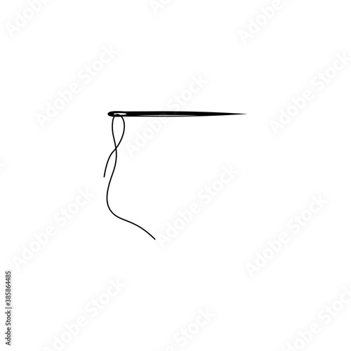 sewing needle logo