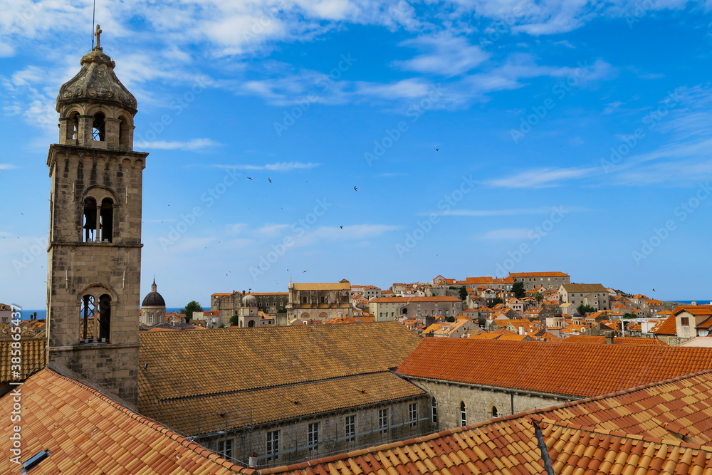 Beautiful view of the Dominican monastery in Dubrovnik, Croatia