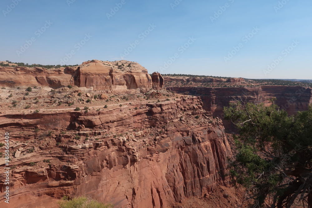 View into Canyonlands in Utah