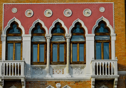 Venice windows, Italy photo