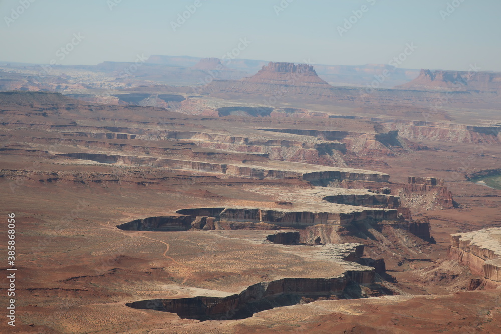 Fototapeta premium Canyonlands Park and a large valley