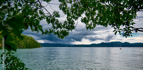 Fototapeta Naklejka Na Ścianę i Meble -  Scenery around lake jocasse gorge