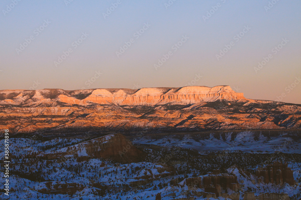 Naklejka premium Winter in Bryce Canyon National Park, utah