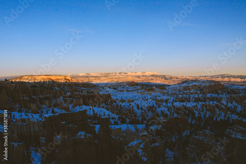 Winter in Bryce Canyon National Park, utah