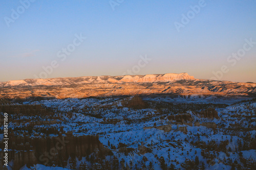 Winter in Bryce Canyon National Park  utah